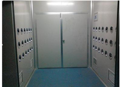 China Túnel antiestático do chuveiro de ar da carga da classe 10000 para a oficina cosmética, painel de sanduíche à venda