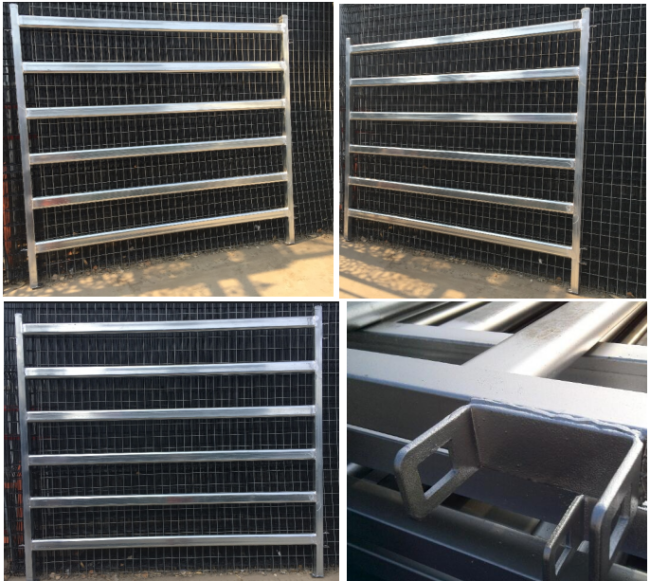 Heavy duty galvanized cattle yard horse fence panel for farm livestock