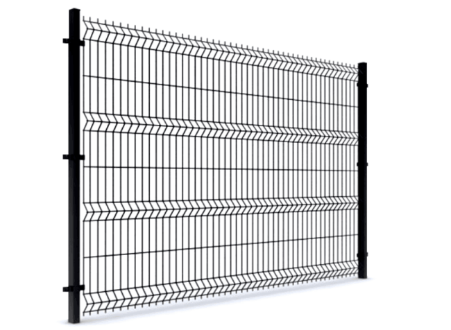 Cheap Galvanized/PVC Coated Mesh 3D Fence Bend Fence for Security