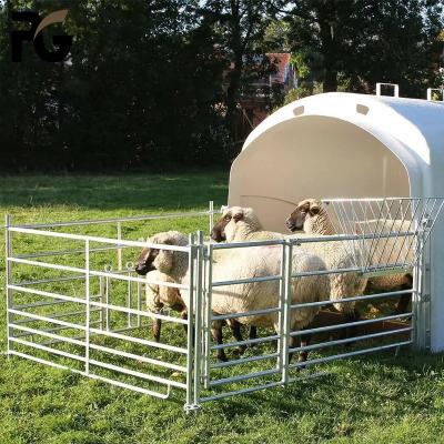 China Hot Dipped Galvanized Sheep/cattle/goat/horse Yard Panel Livestock Panel Iron Farm Fence Heat Treated Pressure Treated W for sale
