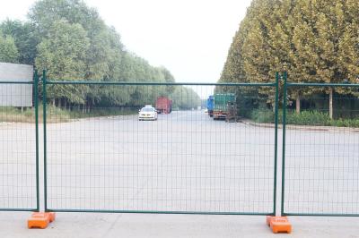 China PVC Coating Temp Construction Fence For Crowd Control for sale