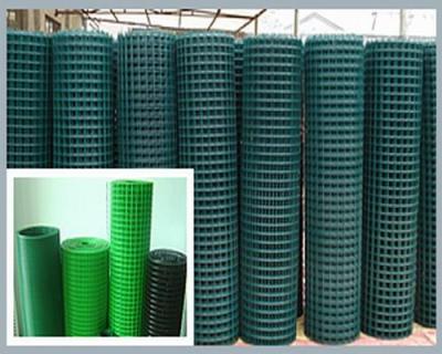 China Green Anti Climb Woven 1.0mm Welded Wire Garden Fence Roll for sale
