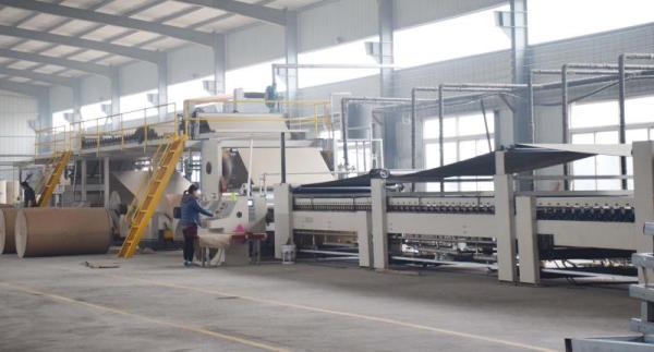 Quality 3 Ply Corrugated Cardboard Production Line 80m/min With Electrical Heating MC80-1400 for sale