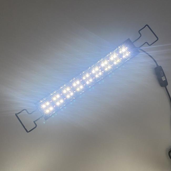 Close-up view of the intelligent UVB reptile light control panel