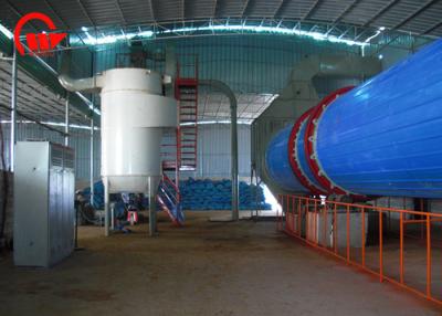 China 9.7 * 1.7 * 2.7m Wood Chip Dryer , Rotary Vacuum Dryer 12 Months Warranty for sale