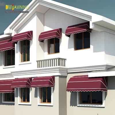 China Outdoor French Style Awnings Aluminium Retractable Window Awning for sale