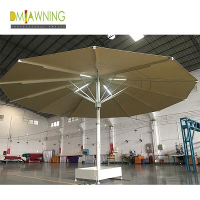China 7m Strongwind Giant Extra Large Outdoor Patio Umbrella With LED Lights for sale