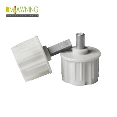 China Awning Reel Square Plug Retractable Awning Hardware Outdoor Power Coated for sale