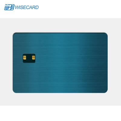 China WCT Metal Business Cards Writeable Hybrid Hidden RFID NFC Chip Contactless Smart Card for sale