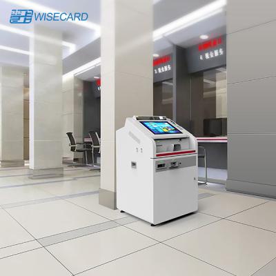 China Piso que coloca la máquina elegante de la caja, máquina del depósito en efectivo del cajero automático de Commercial Bank en venta