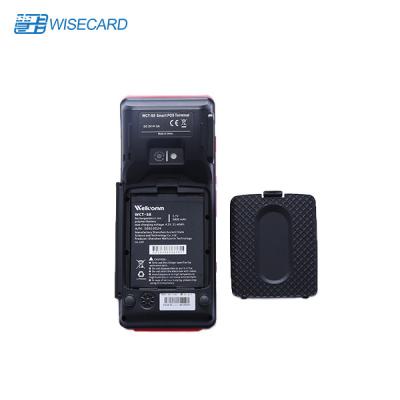 China WCT-S8 5M Pixel FBI Supermarket Pos Terminal 4 PSAM Android Mobile Pos for sale
