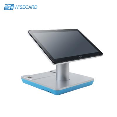 China Aluminum Alloy Base Dual Screen Android Cash Register Pos Terminal for sale