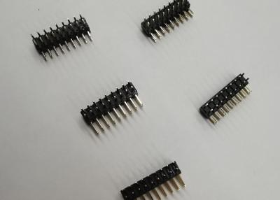China PDA 3 Pin Header Right Angle , PA9T 2Mm Header Connector double row for sale