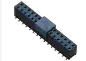 China Dual Row,  Black, 2.54 mm,  Female Header , 1000VAC,  SMT,  Board To Board Connector for sale