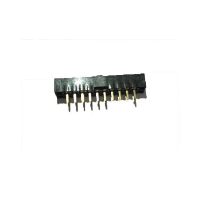 China With Bump 2.0 Female Header Connector dual row Straight PA9T Black W=4.0 Tube packing for sale