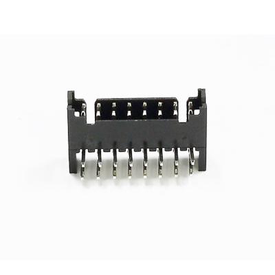 China Right Angle Type Board To Wire Connector Black 2.0 Pitch Sn Plated ROHS board to wire connectors for sale