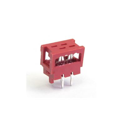 China Red Mrc Connect Idc Cable Connector board to wire connectors / Phosphor Bronze 1.27mm for sale