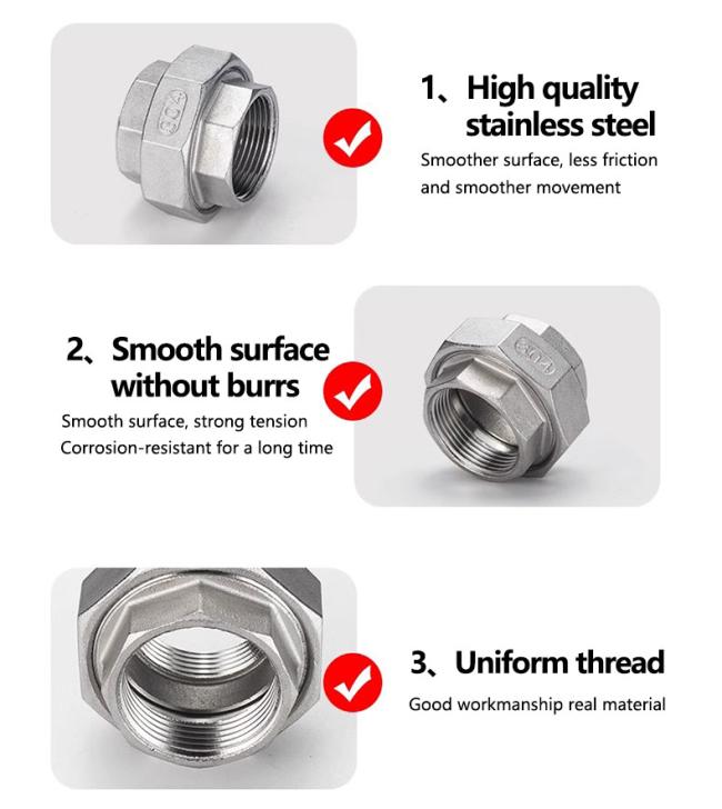 Stainless Steel Pipe Fitting threaded connection detail