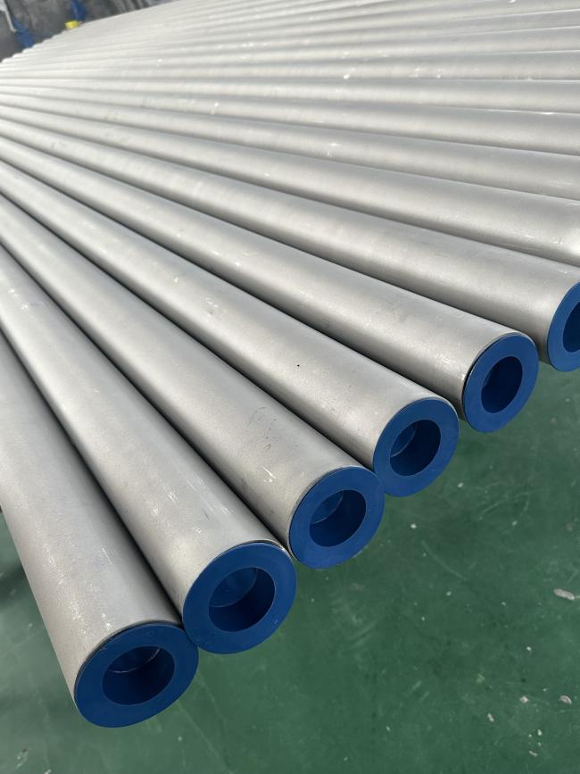 Finished stainless steel pipe bundles ready for shipment