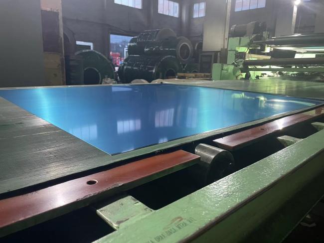 Stainless steel sheet sample 3