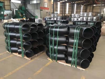 China instalaciones de tuberías de la soldadura de extremo de 15m m a de 1220m m Sch 40 codo estándar de 90 grados en venta