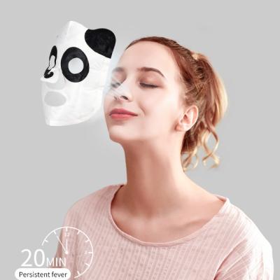 China Hot Compress Steam Face Mask Beauty Activated Carbon Moist Heat Mask for sale