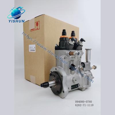 China 094000-0760 Common Rail Fuel Injection Pump 6262-71-1110 For Excavator PC450-7 for sale