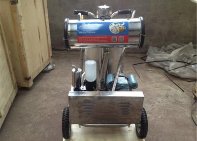 China 220v / 50hz Aluminum Bucket Dairy Milking Machinery With Mobile Wheel for sale