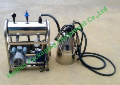 China 50Kpa Vacuum Degree Vacuum Pump Single Bucket Milking Machine , 110 Volt - 220 Volt for sale