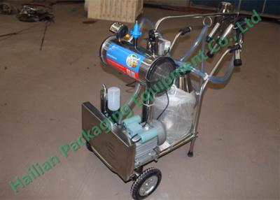 China High Efficiency Mobile Milking Machine with Single Cluster Group for sale