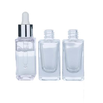 China 60ml Blue Cosmetic Dropper Bottles For Foundation Bottle Cosmetic Packaging for sale