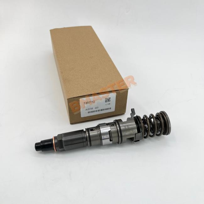 Caterpillar Fuel Injector T402742 side view and connection details