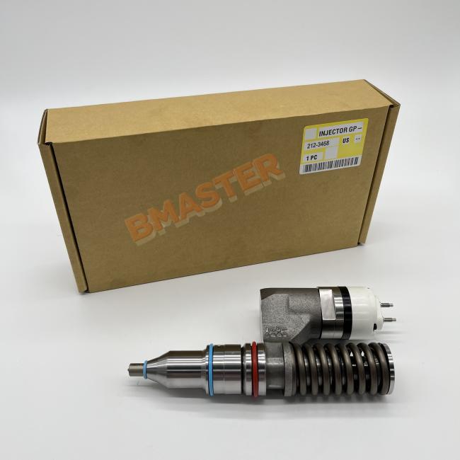 Caterpillar Fuel Injector 212-3468 side view displaying high-pressure seals and connection points