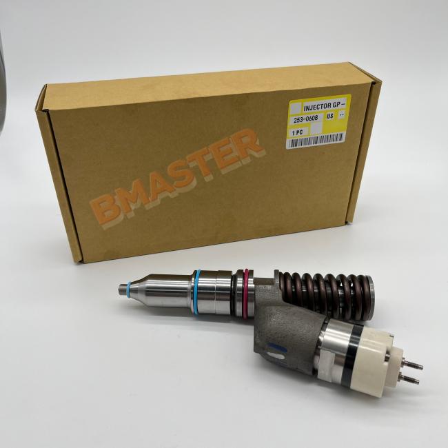 Caterpillar Fuel Injector 2530608 side view detailing components and connections