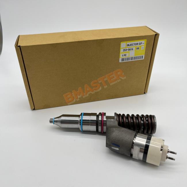 Caterpillar Fuel Injector 253-0616 side view with detailed construction