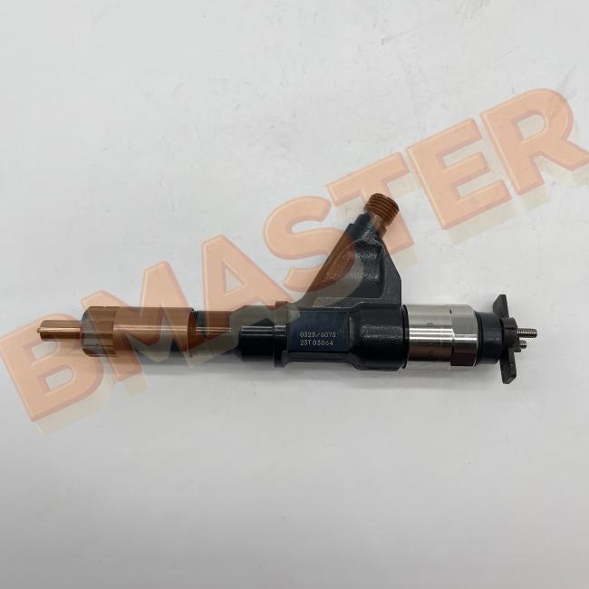 Denso Fuel Injector 295050-0323 side view and connection details