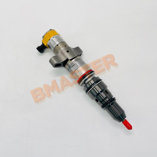 Caterpillar C9 fuel injector 10R4764 side view displaying construction details and connection points