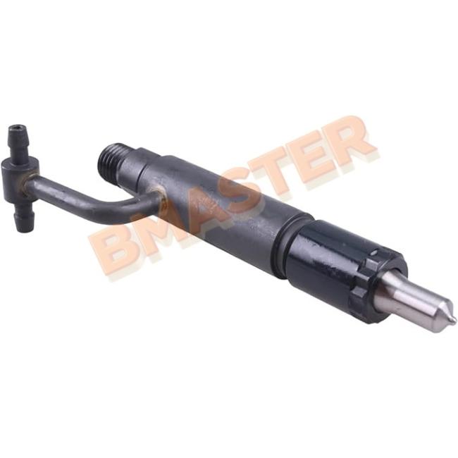 YANNMAR Fuel Injector 72923453101 side view displaying engineering details and connection points