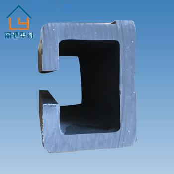 China Customized UPVC Building Materials UPVC Construction U Channel Profiles for sale