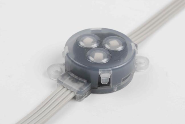 30mm IP67 RGB LED Pixel Light - Side View