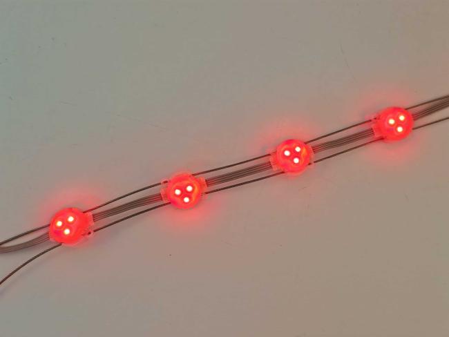 30mm IP67 RGB LED Pixel Light - Lighting Effect