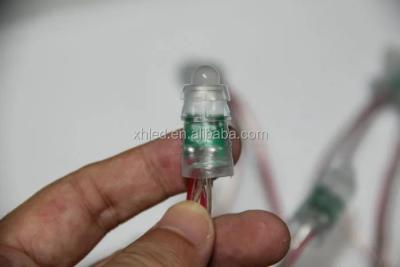China Corda exposta 9mm da cor da luz do pixel do diodo emissor de luz de DC12V 0.2W IP67 única para a árvore de Natal à venda