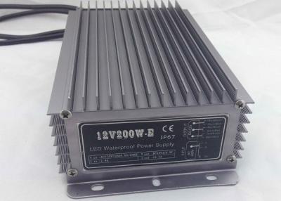 China High Efficiency Waterproof LED Power Supply , 24 V 8.3A 200W Waterproof LED Driver for sale