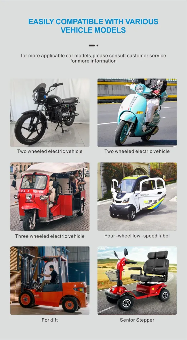 Electric Motorcycle Lithium Battery 48V/60V/72V, Fast Charging Solution