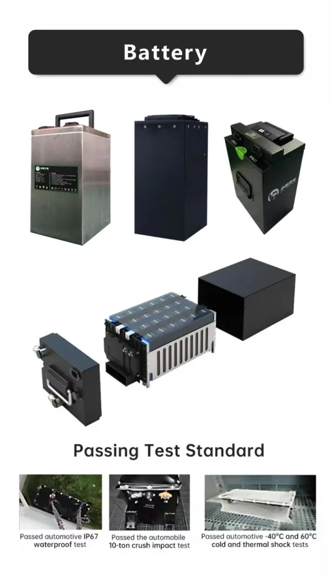 Fast Battery Swap Station installed in urban setting