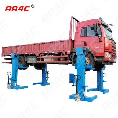 China AA4C 20T  bus &truck lift heavy duty vehicle lift combined 4 post parking lift Mechanical(Screw-up) for sale
