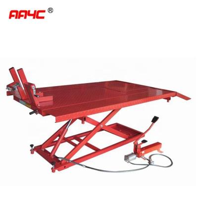 China 1000 Lb 1500LB Motorcycle Lift Table Air Scissor Motorbike Lift Bench for sale