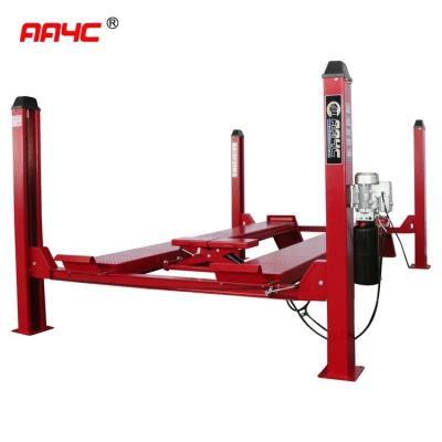 China Hydraulic 4 Post Vehicle Lift 3.5T 4.0T 5.0T Four Post Automotive Lift With Jacks Parking for sale