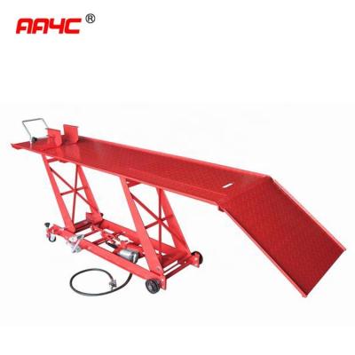 China Air Hydraulic Car Vehicle Lift Scissor Lift Jack Motorcycle Lift 1100 Lbs 500kg for sale
