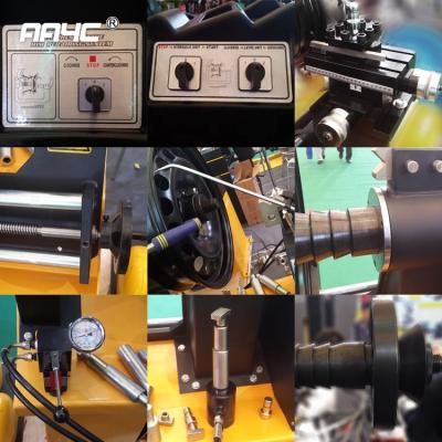 China AA4C rim polishing machine with lathe  wheel straightening machine rim straightening machineAA-RSM595 for sale